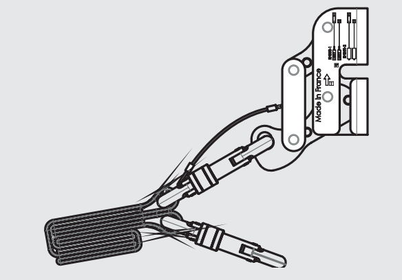 Opritor de cădere pe cablu Stopcable™ (prevăzut cu carabinieră M10 și absorbitor de șoc)