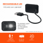 Lanternă LED reîncărcabilă de schimb N-Ferno 6801B Ergodyne - imagine 6