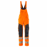 Pantaloni cu pieptar HI-VIS ProWash® MASCOT® ACCELERATE SAFE