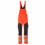 Pantaloni cu pieptar HI-VIS ProWash® MASCOT® ACCELERATE SAFE - imagine 3
