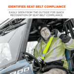 Husă reflectorizantă pentru centura de siguranță 8004 HI-VIS Ergodyne - imagine 5