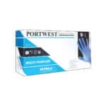 Mănuși de unică folosință nepudrate nitril 100/cut PORTWEST - imagine 2